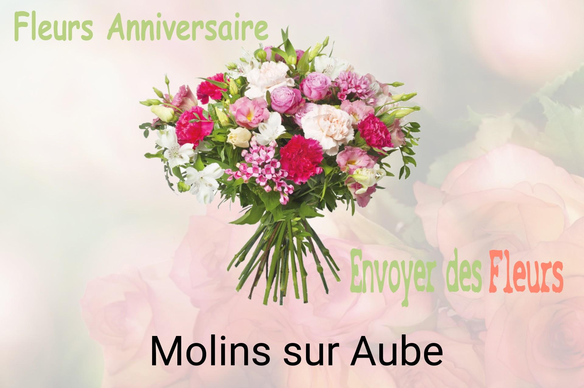Bouquet de fleurs d’anniversaire livré à Molins-sur-Aube