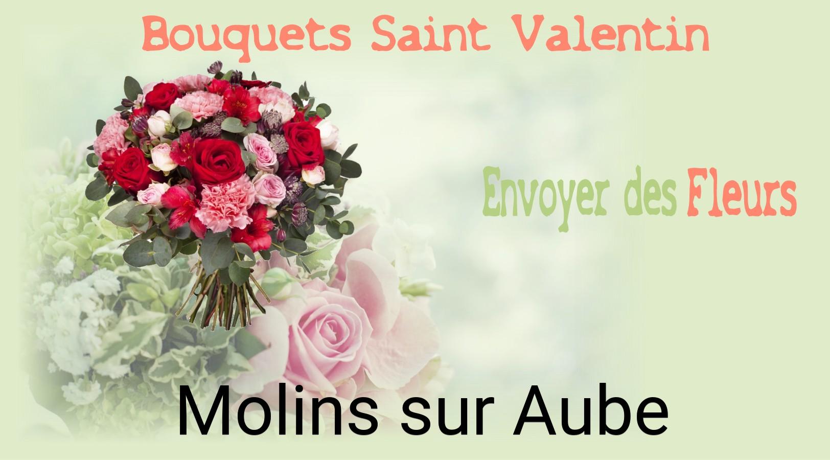 Roses de Saint-Valentin livrées à Molins-sur-Aube